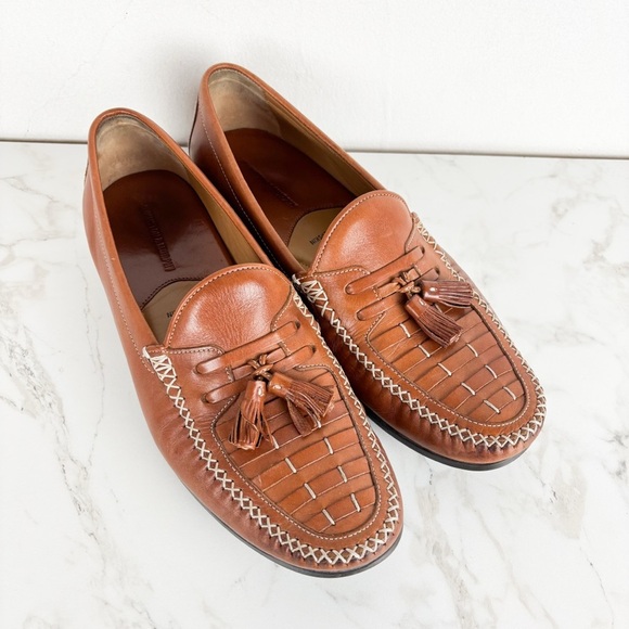 Johnston & Murphy Other - Johnston & Murphy Men's Creswell Woven Tassel Loafers Sz 10.5